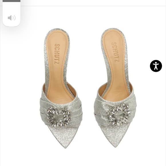 SCHUTZ silver heels - Picture 6 of 6